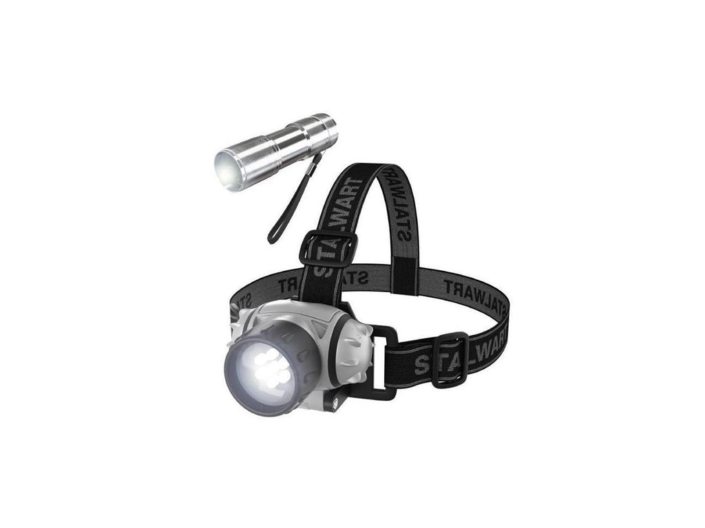 Headlamp & Flashlight 48 Lumen Water Resistant by Stalwart